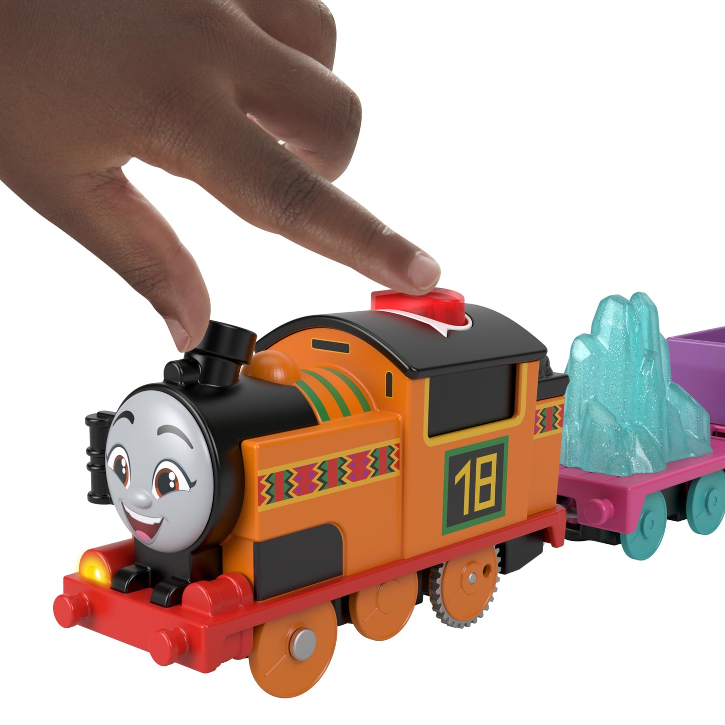 Thomas & Friends Nia Motorized Talking Train — Battery-Powered Engine with Sounds (UK English) HYR78