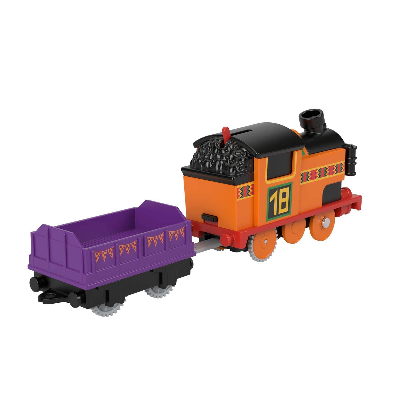 Thomas & Friends Nia Battery-Powered Engine with Cargo — Motorized Train for Pretend Play