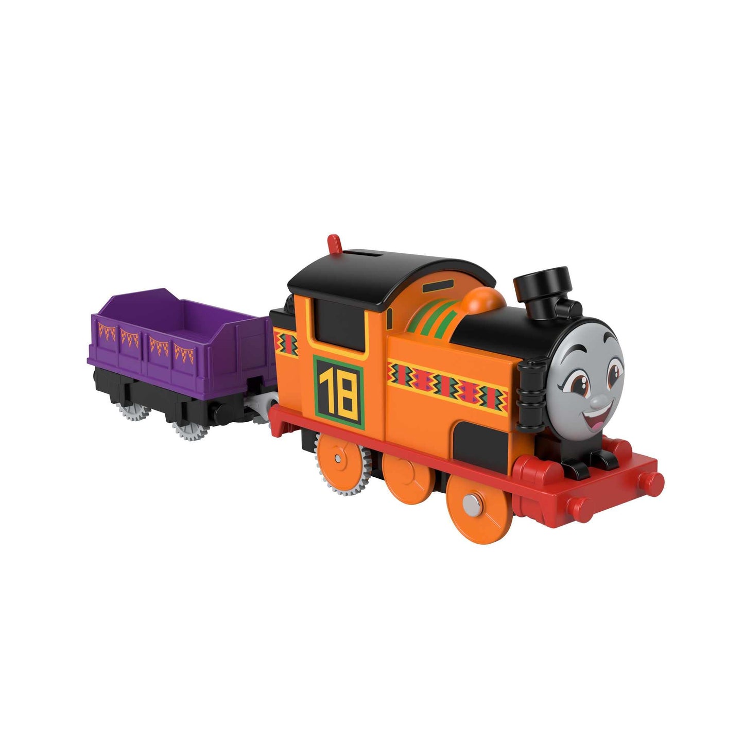 Thomas & Friends Nia Battery-Powered Engine with Cargo — Motorized Train for Pretend Play