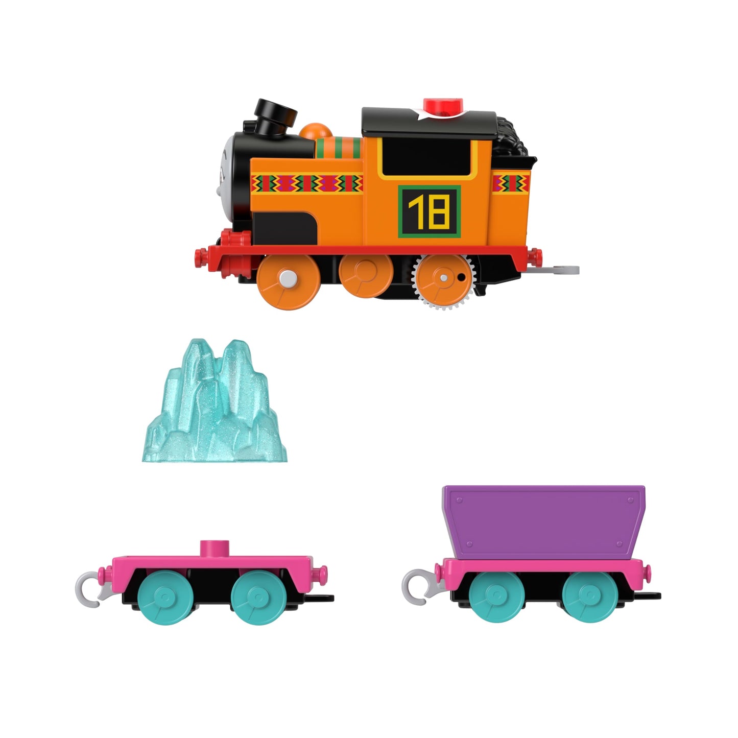 Thomas & Friends Nia Motorized Talking Train — Battery-Powered Engine with Sounds (UK English) HYR78