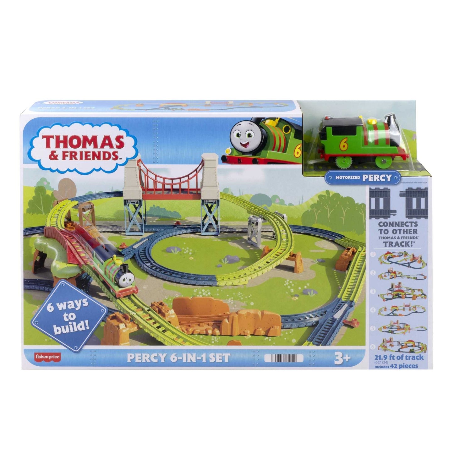 Thomas & Friends Percy 6-in-1 Track Set — Fisher-Price