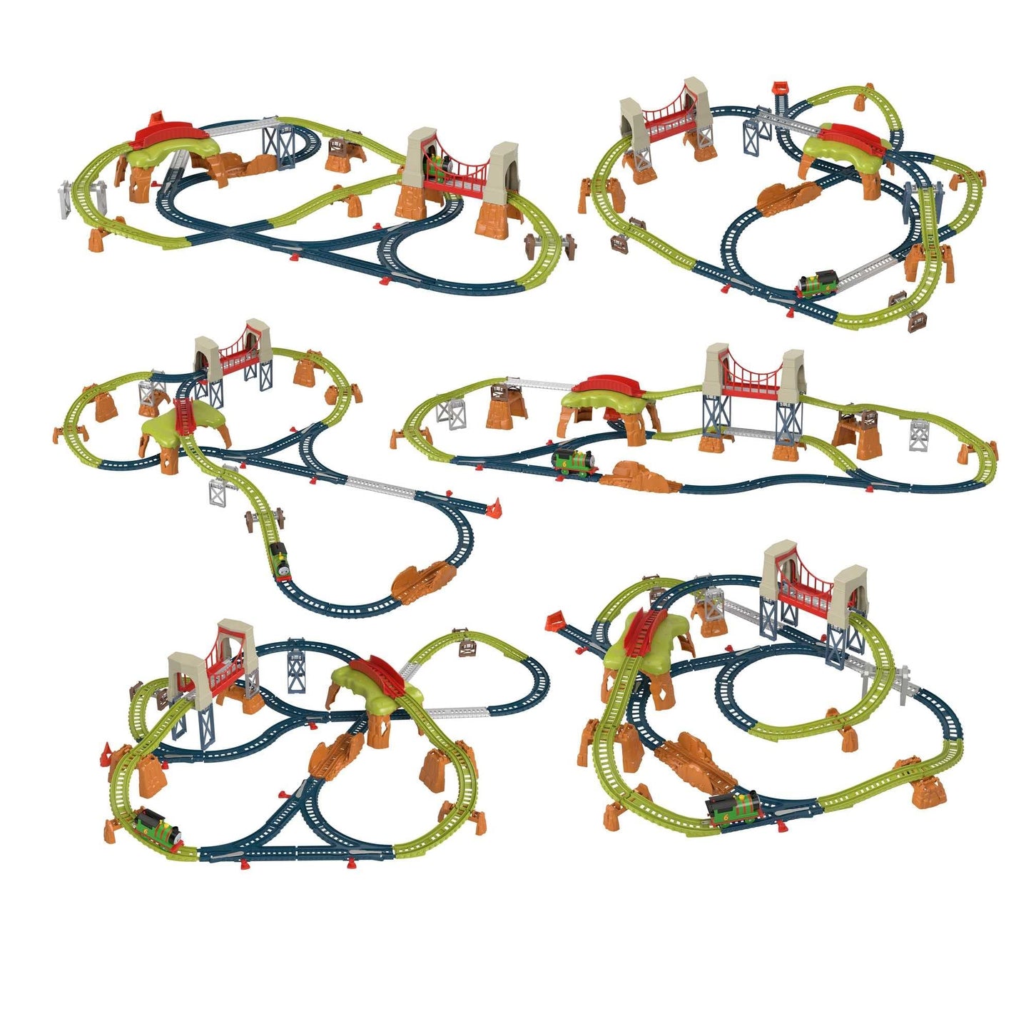 Thomas & Friends Percy 6-in-1 Track Set — Fisher-Price