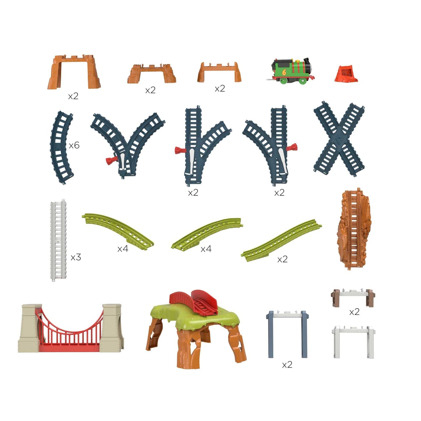 Thomas & Friends Percy 6-in-1 Track Set — Fisher-Price