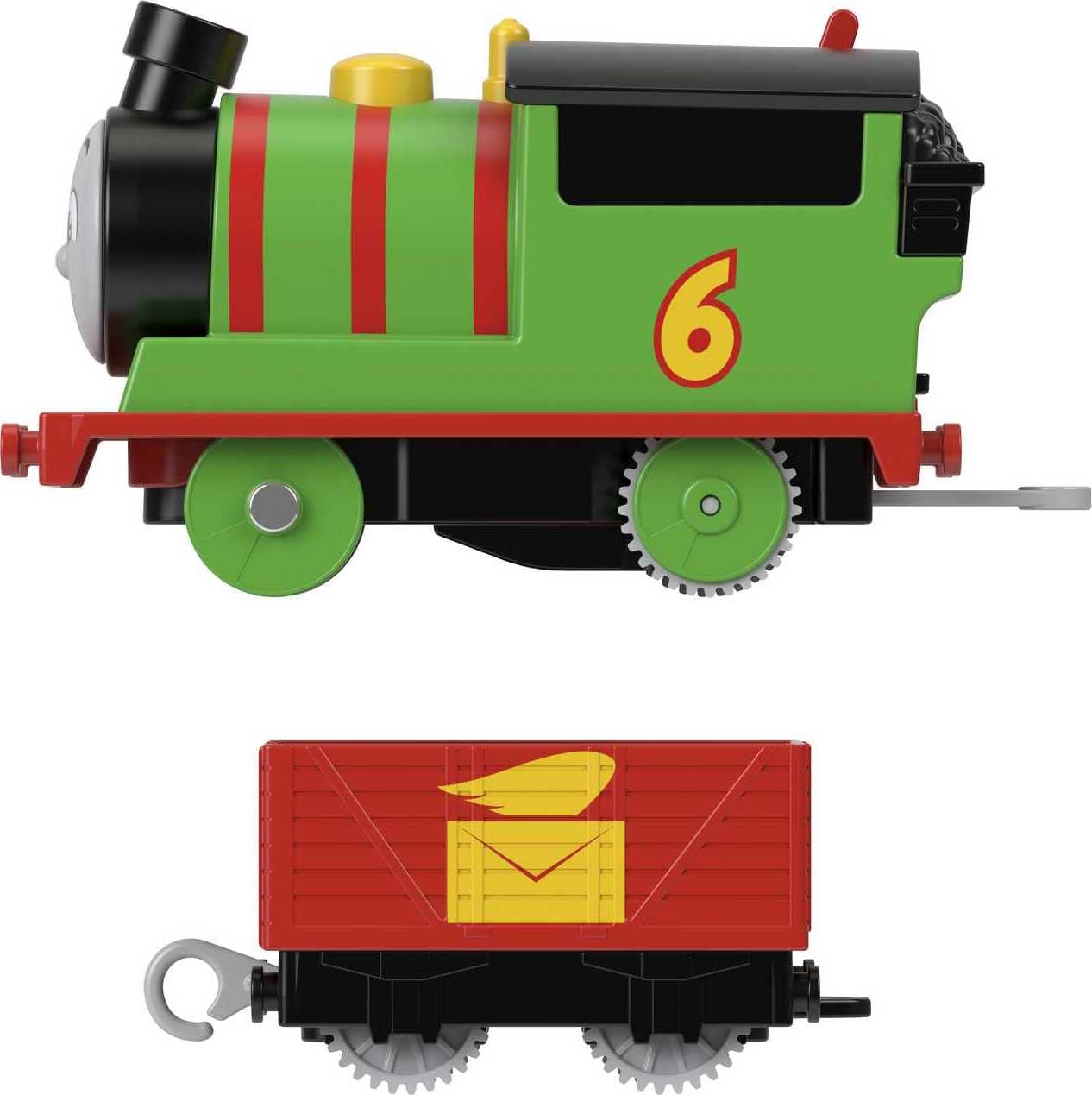 Thomas & Friends Percy Battery-Powered Engine with Tender – Motorized Train for Pretend Play | Ages 3+