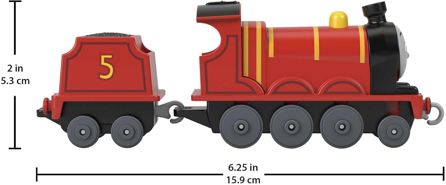 Thomas & Friends James Push-Along Engine – Die-Cast Train for Preschoolers (Ages 3+)