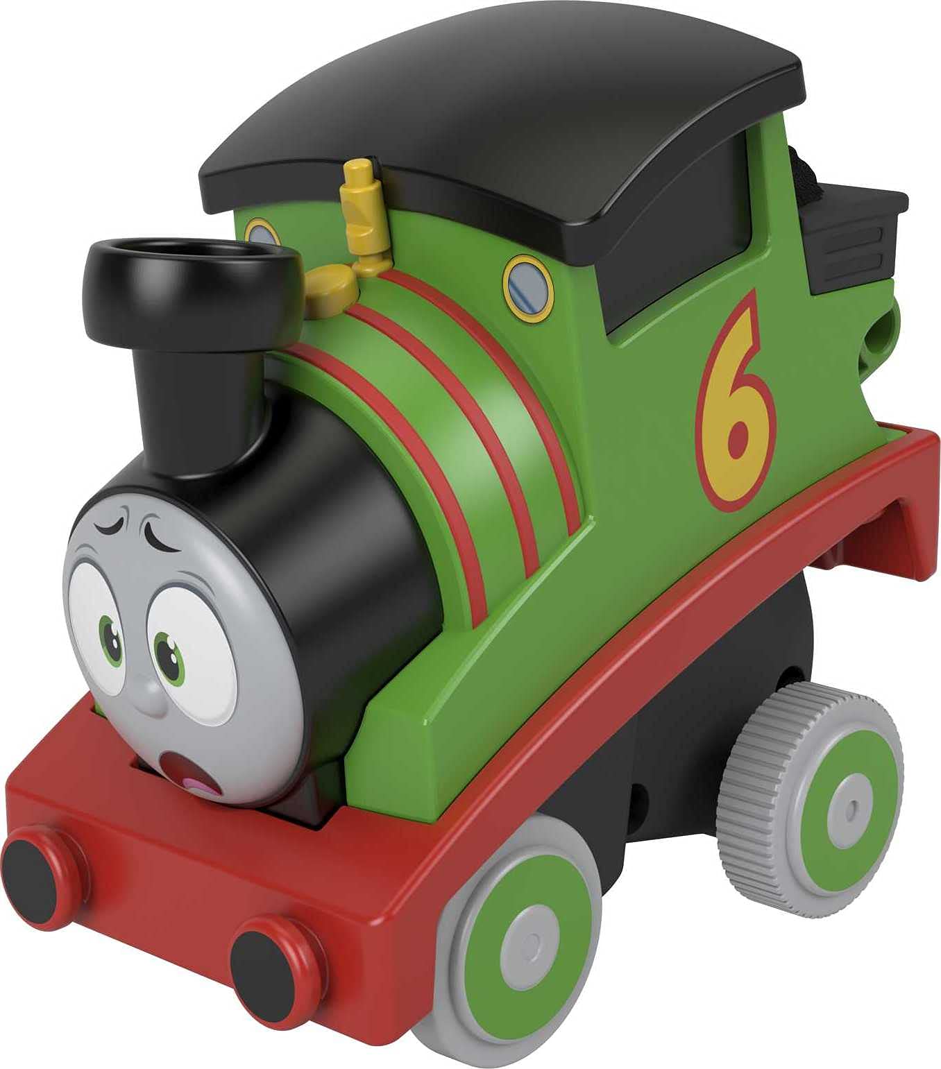 Thomas & Friends Press-n-Go Stunt Percy Engine — Off-Track Racing Toy for Toddlers & Preschoolers (Ages 2+)