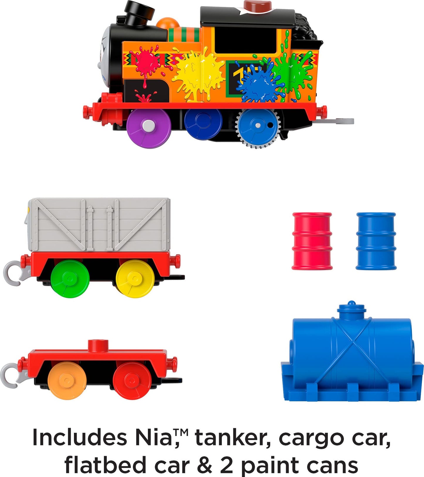 Thomas & Friends Nia Motorized Train — Talking Battery-Powered Engine for Ages 3+