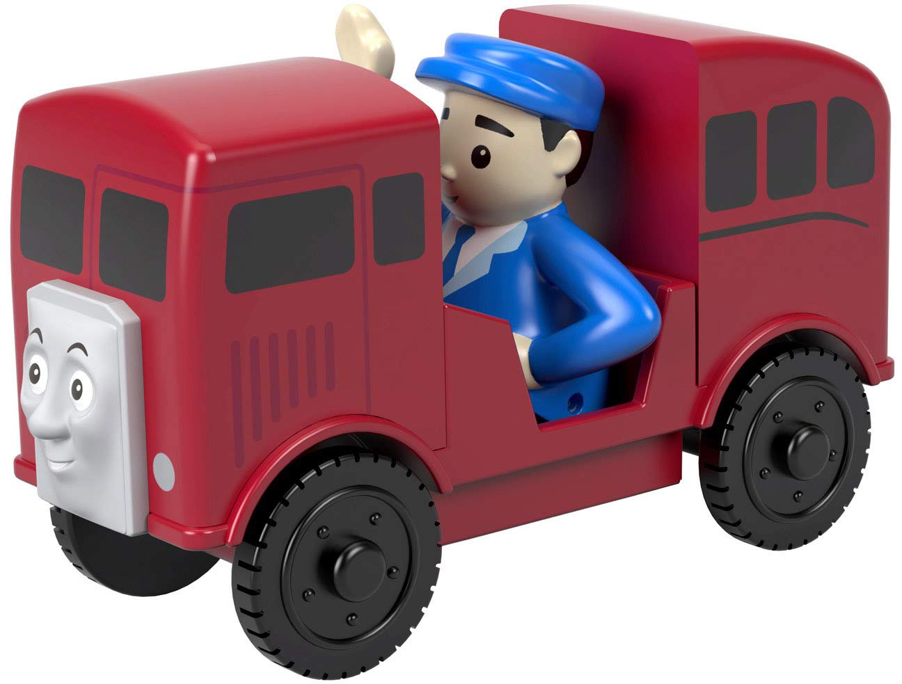Thomas & Friends Wood Bertie Train – Poseable Figure, Sustainable Wood, Magnetic Connectors