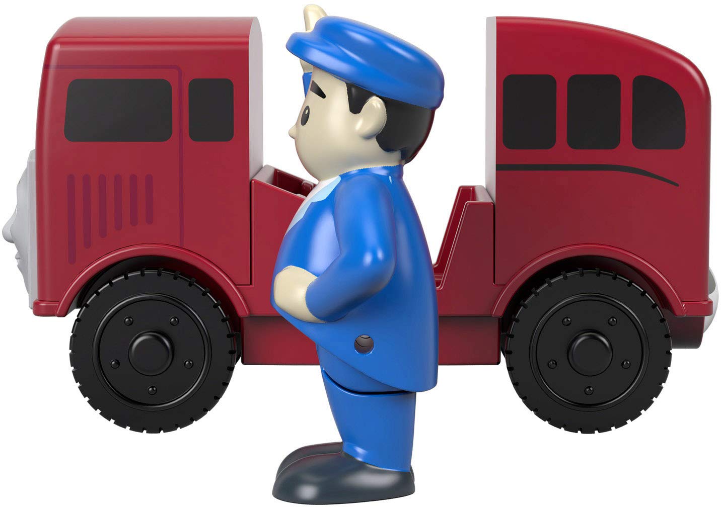 Thomas & Friends Wood Bertie Train – Poseable Figure, Sustainable Wood, Magnetic Connectors