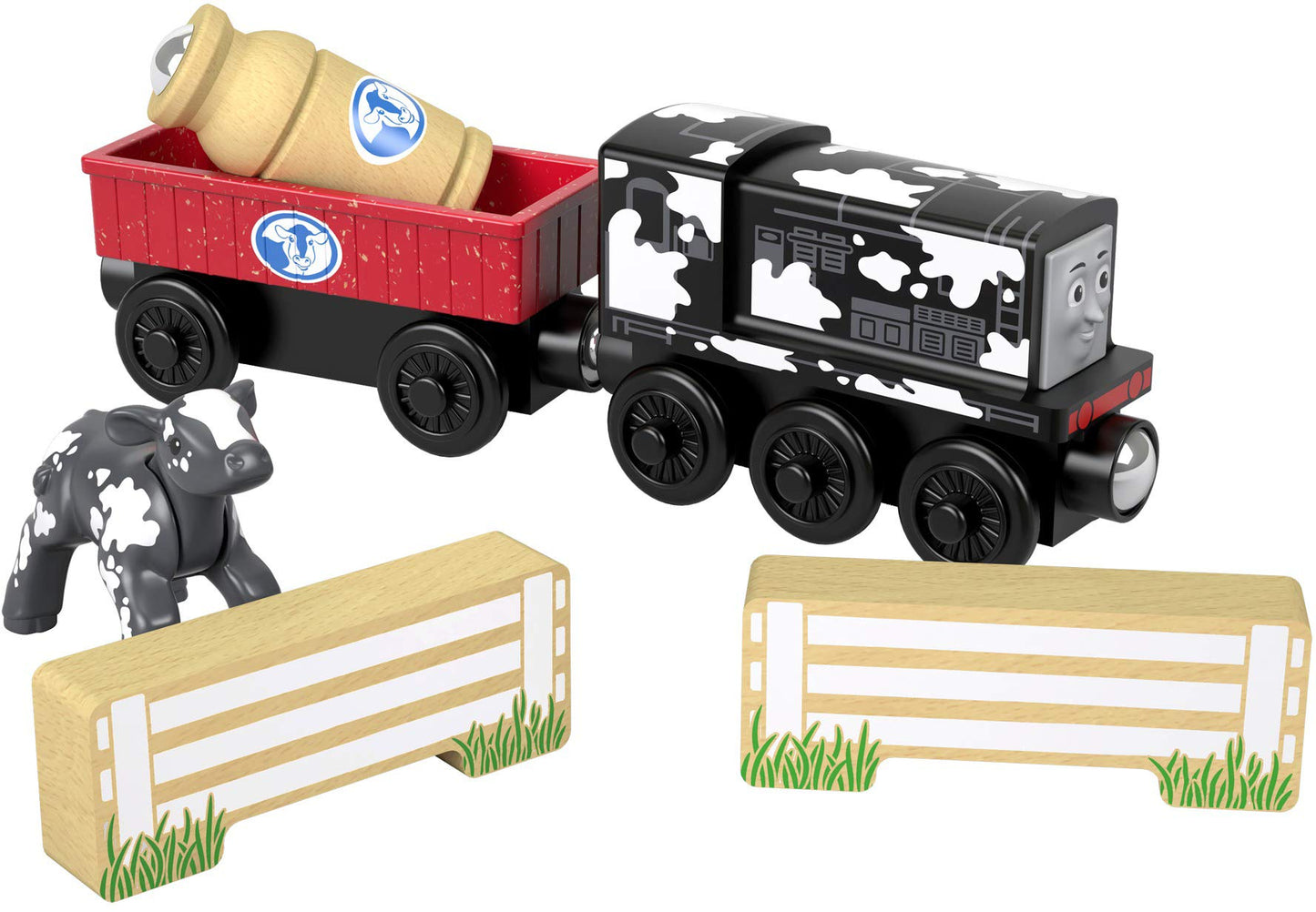 Thomas & Friends Wood Diesel's Dairy Drop-Off – Premium Wooden Train Set
