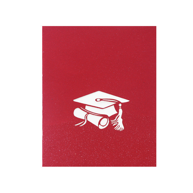 Three-dimensional Greeting Card, Creative 3D Gift Card, Graduation Gift Card