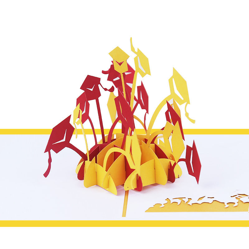 Three-dimensional Greeting Card, Creative 3D Gift Card, Graduation Gift Card