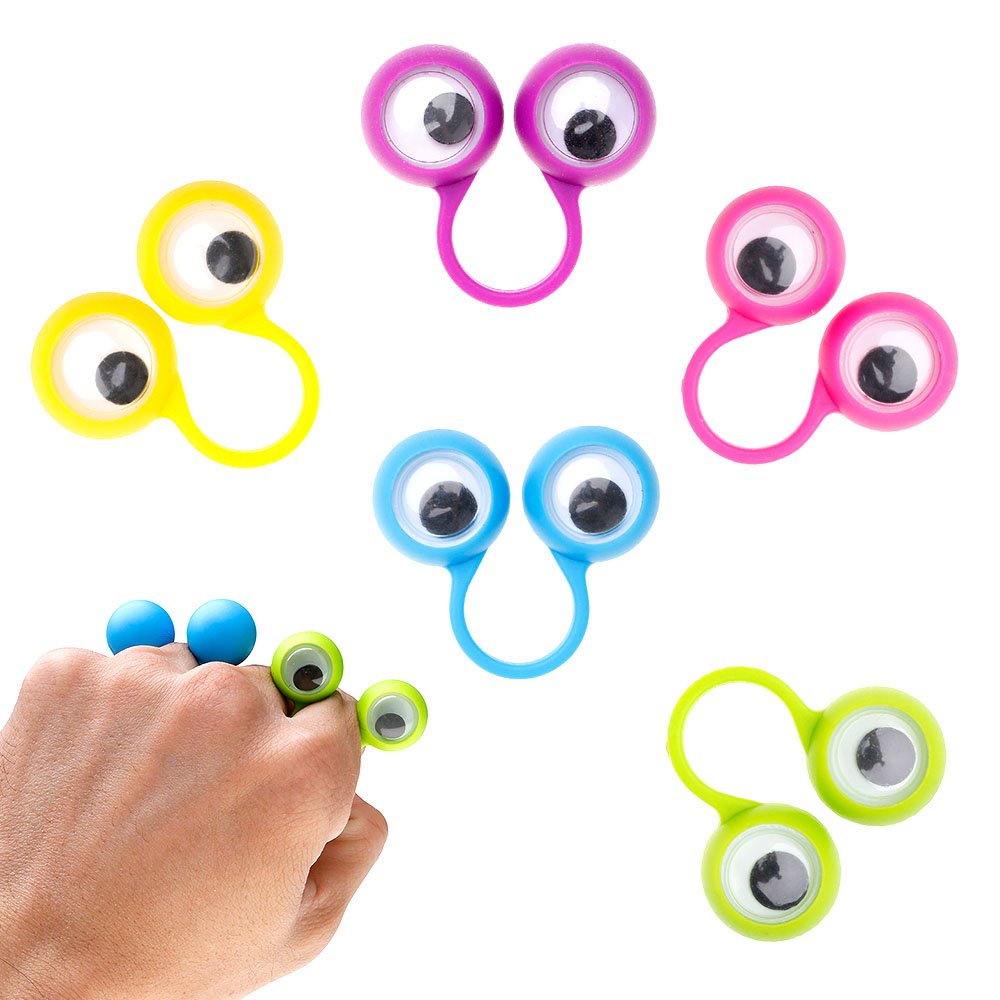 3 Otters Finger Puppets with Googly Eyes – Toddler Storytelling & Party Favors