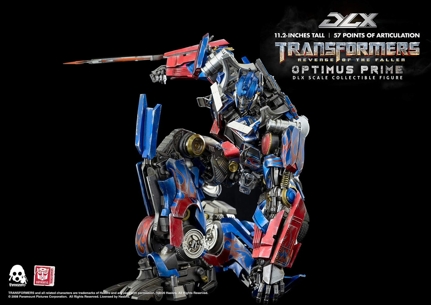 Transformers Revenge of the Fallen DLX Optimus Prime Figure | threezero store