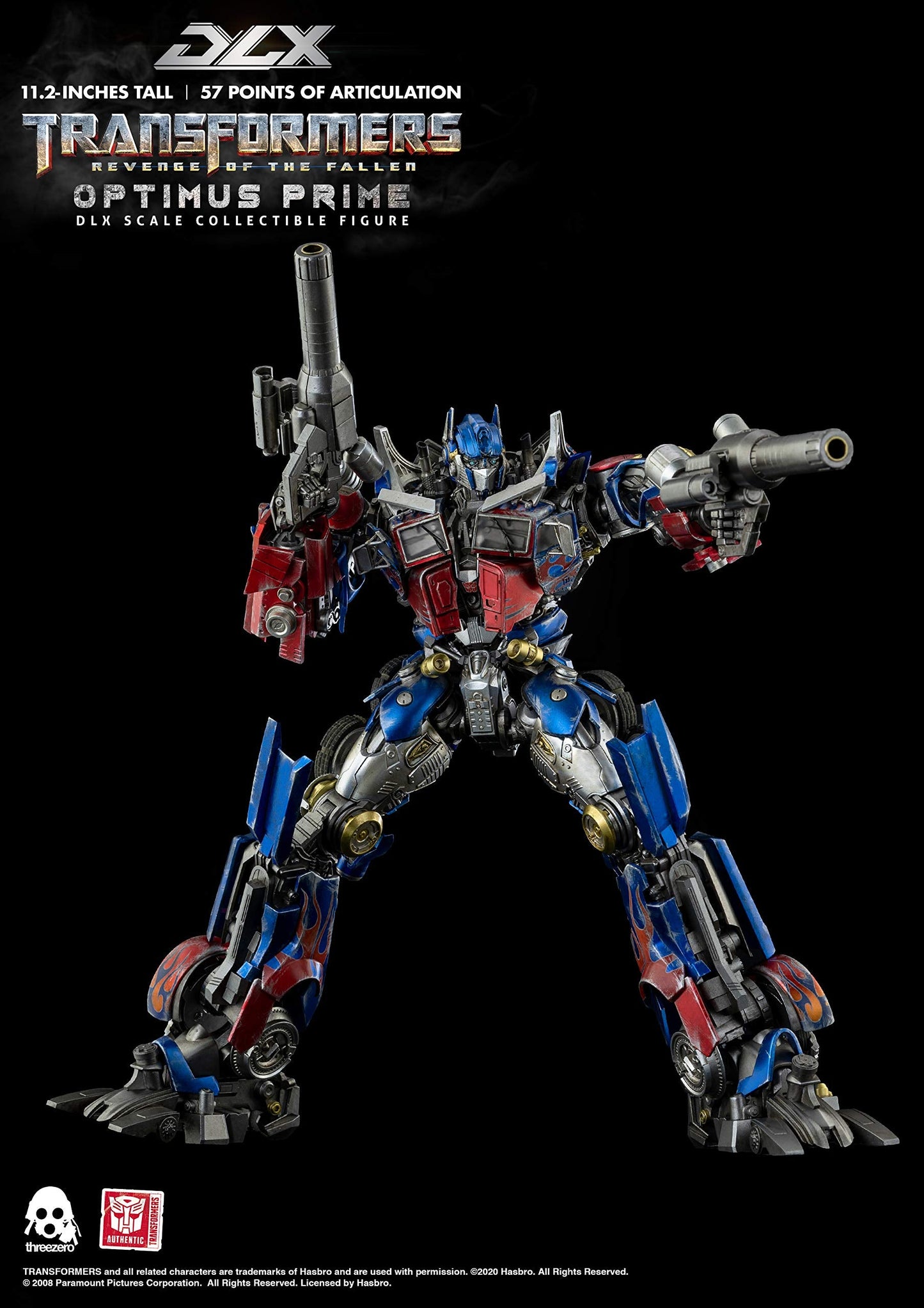 Transformers Revenge of the Fallen DLX Optimus Prime Figure | threezero store