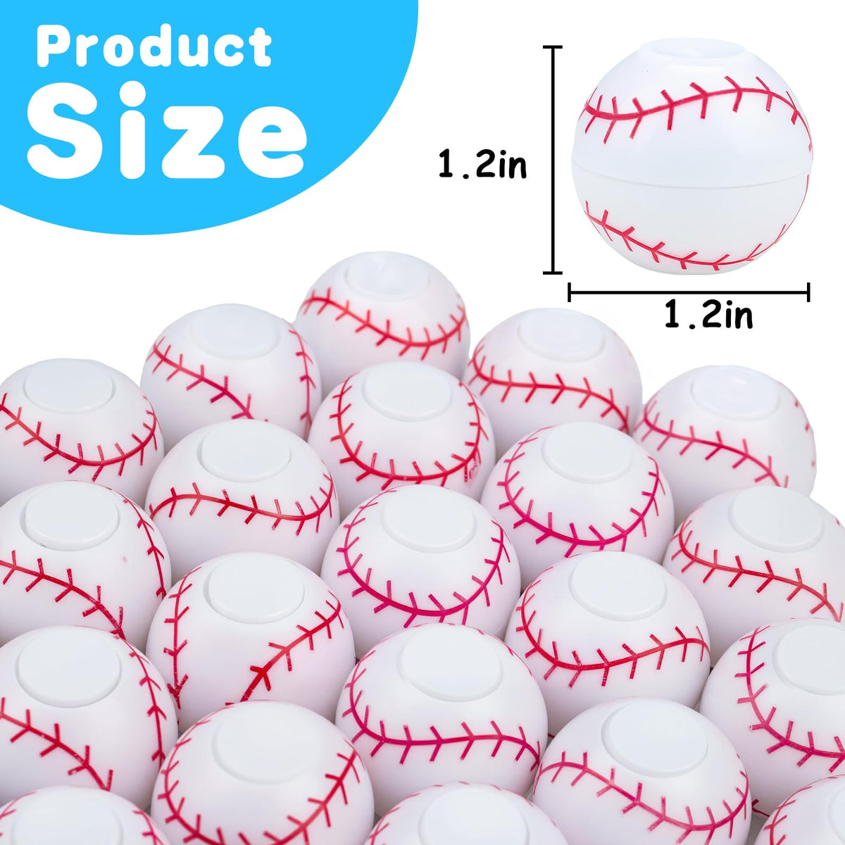 Thremhoo 32PCS Spinning Baseball Fidget Toys — Party Favors & Classroom Prizes