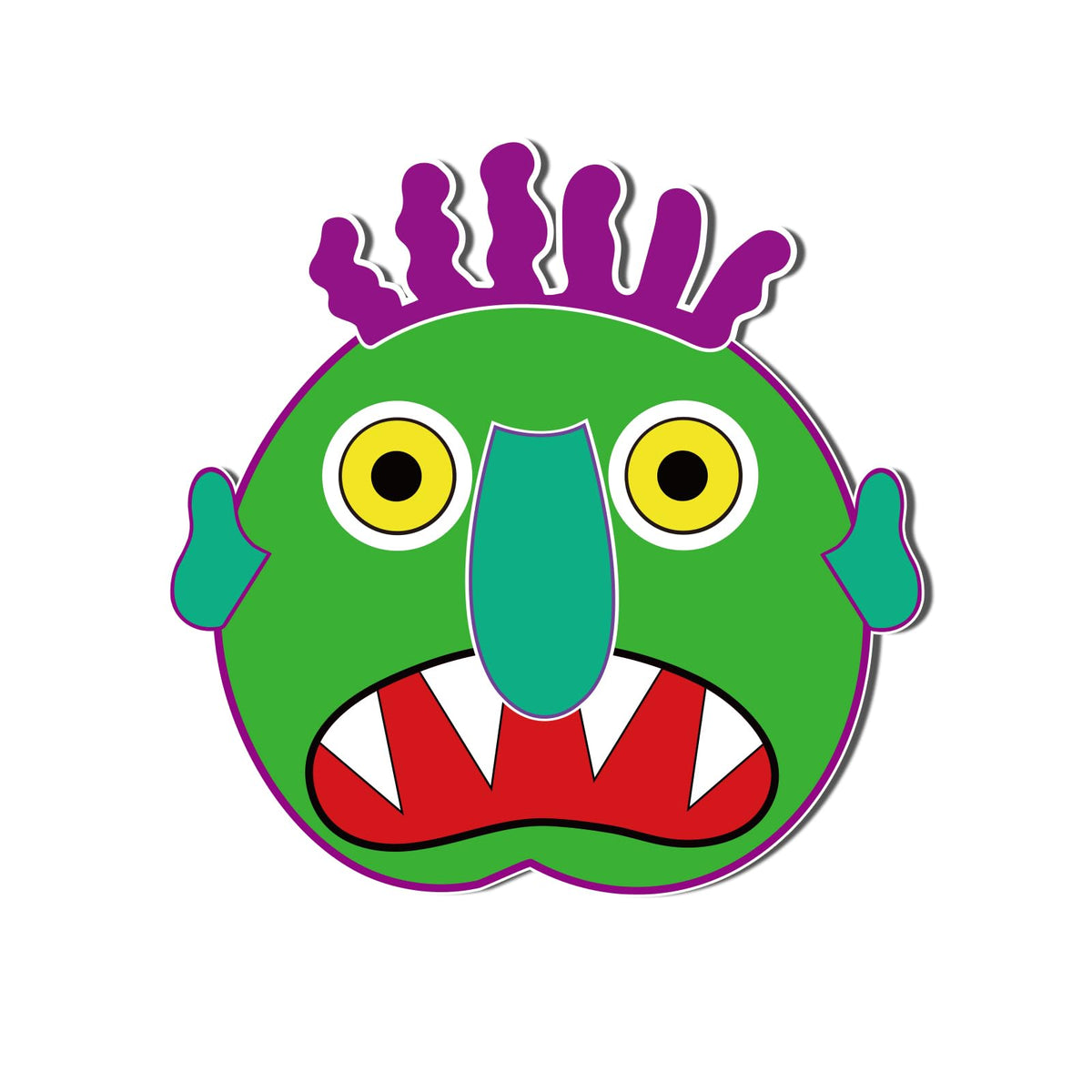 Thryvomniq Go Away Big Green Monster Felt Board Story Set – Toddler Storytime & Learning
