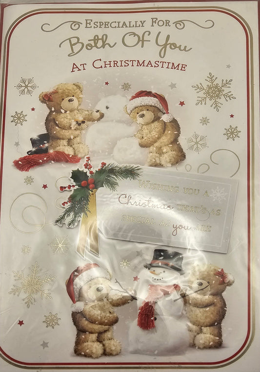 especiall for  both of you at christmastime  large card