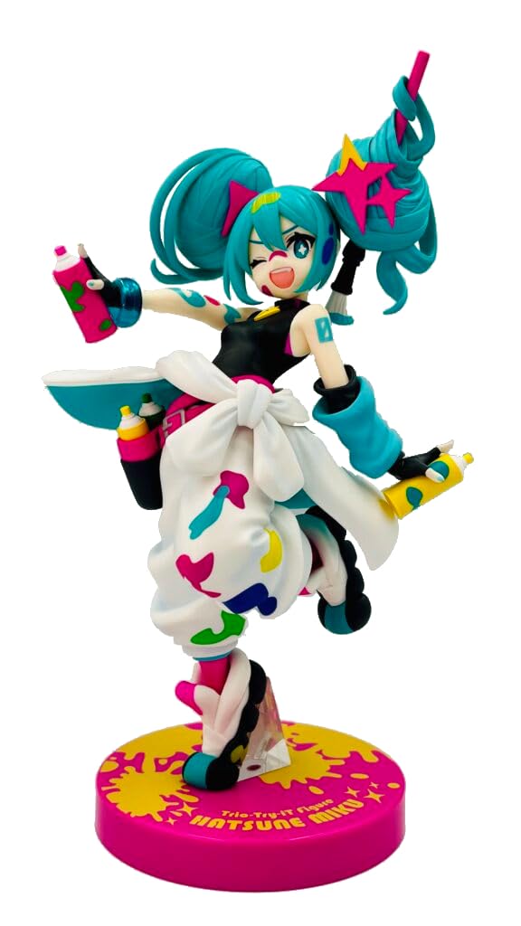 Thunder Tech Hatsune Miku Trio-Try-iT – Paint Girl Ver. Figure | Colorful Anime Collectible