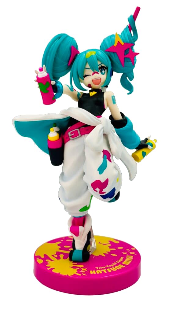 Thunder Tech Hatsune Miku Trio-Try-iT – Paint Girl Ver. Figure | Colorful Anime Collectible