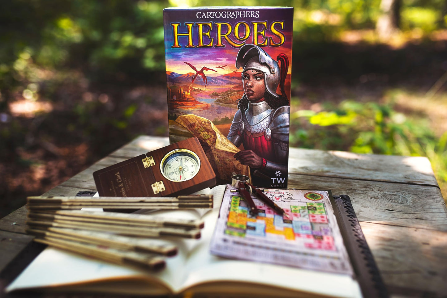 Cartographers Heroes – Standalone Expansion & Core Game | Thunderworks Games