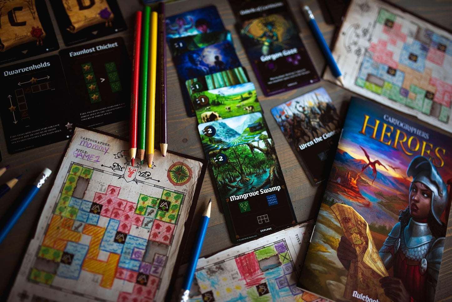 Cartographers Heroes – Standalone Expansion & Core Game | Thunderworks Games