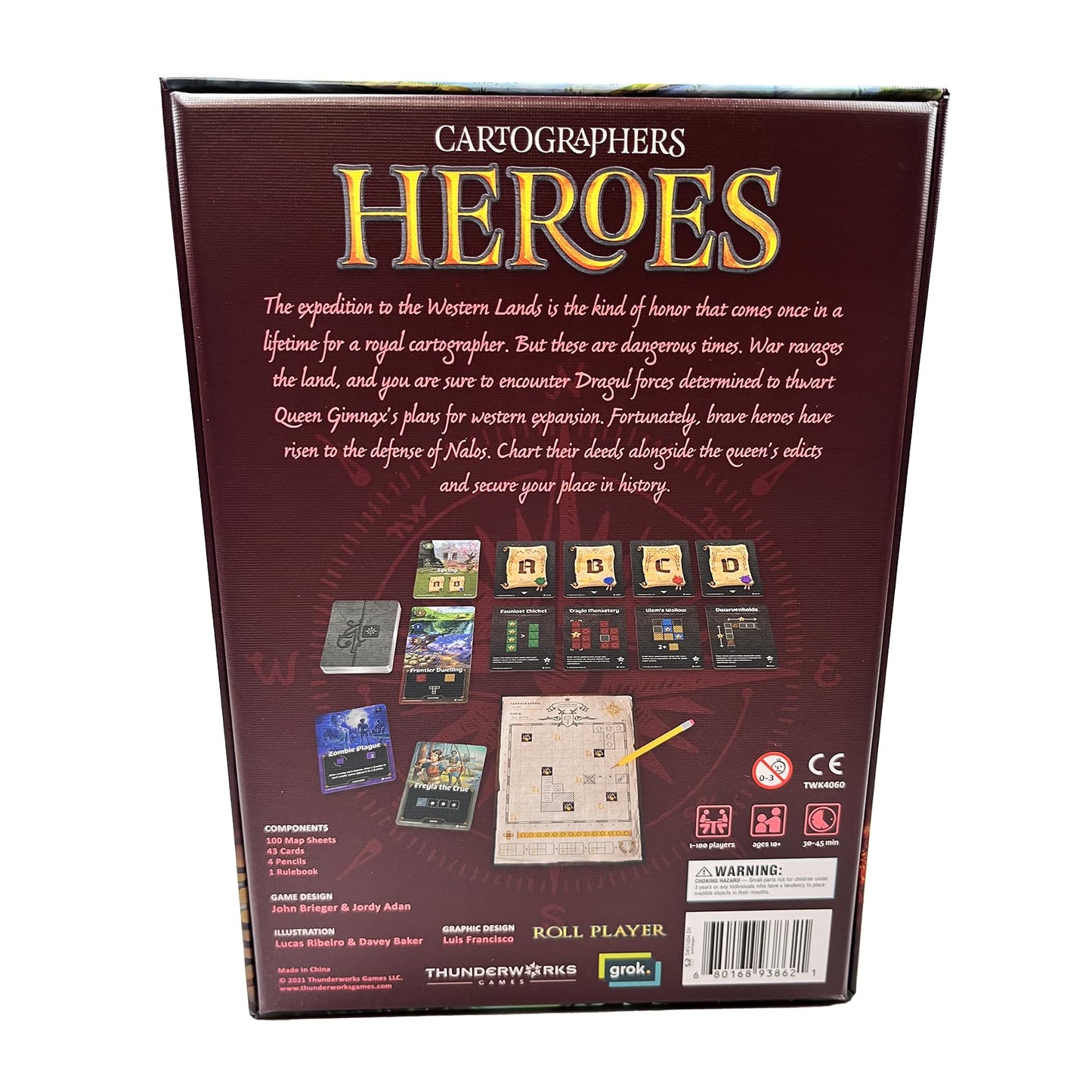Cartographers Heroes – Standalone Expansion & Core Game | Thunderworks Games