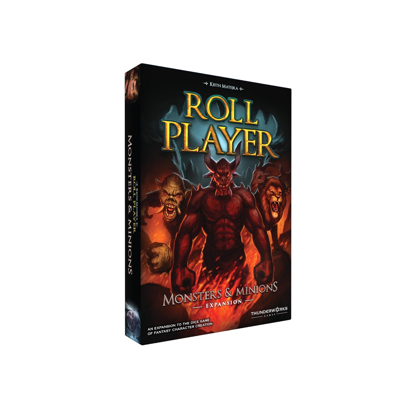 Monsters and Minions Expansion for Roll Player – End-Game Monsters, Fifth Player, 170+ Cards | Thunderworks Games