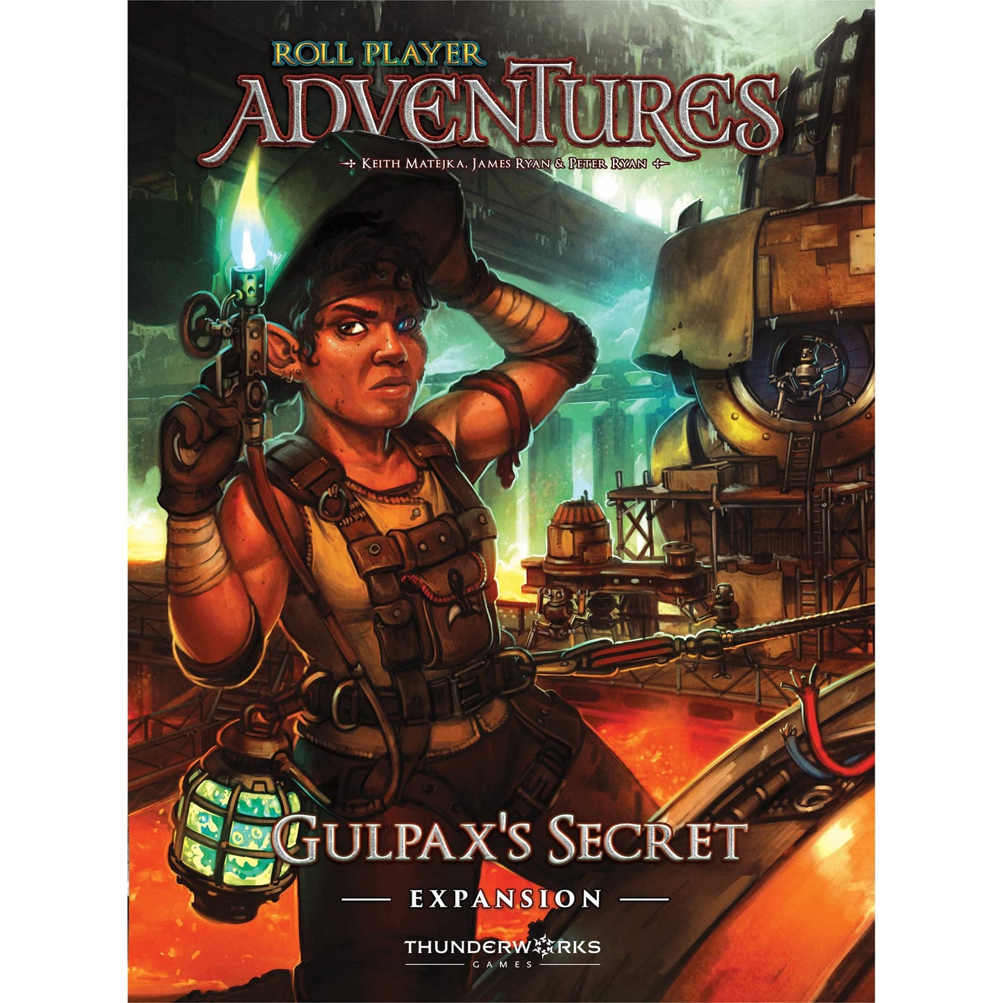Thunderworks Games Roll Player Adventures: Gulpax's Secret Expansion — Cooperative Narrative Board Game (1–4 players)