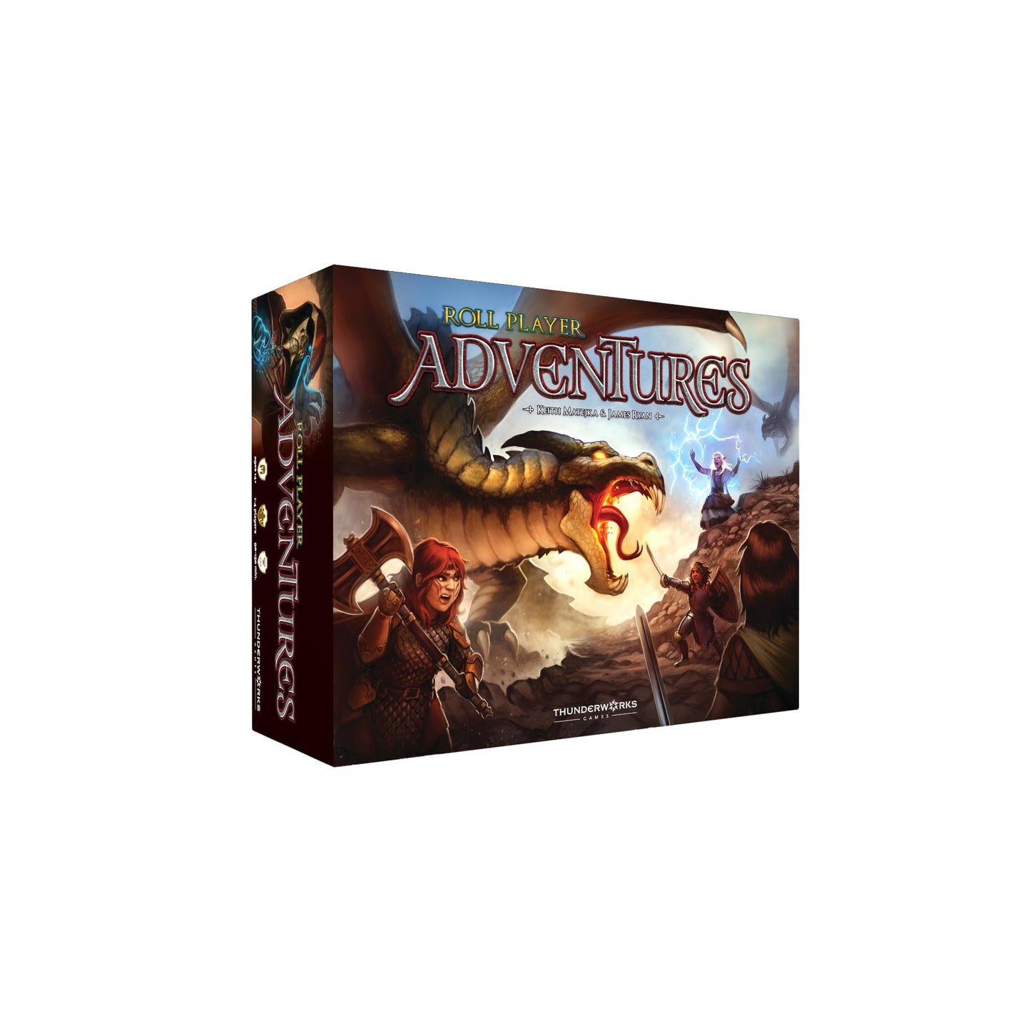 Roll Player Adventures Board Game | Cooperative Storybook Campaign | 1-4 Players | Thunderworks Games