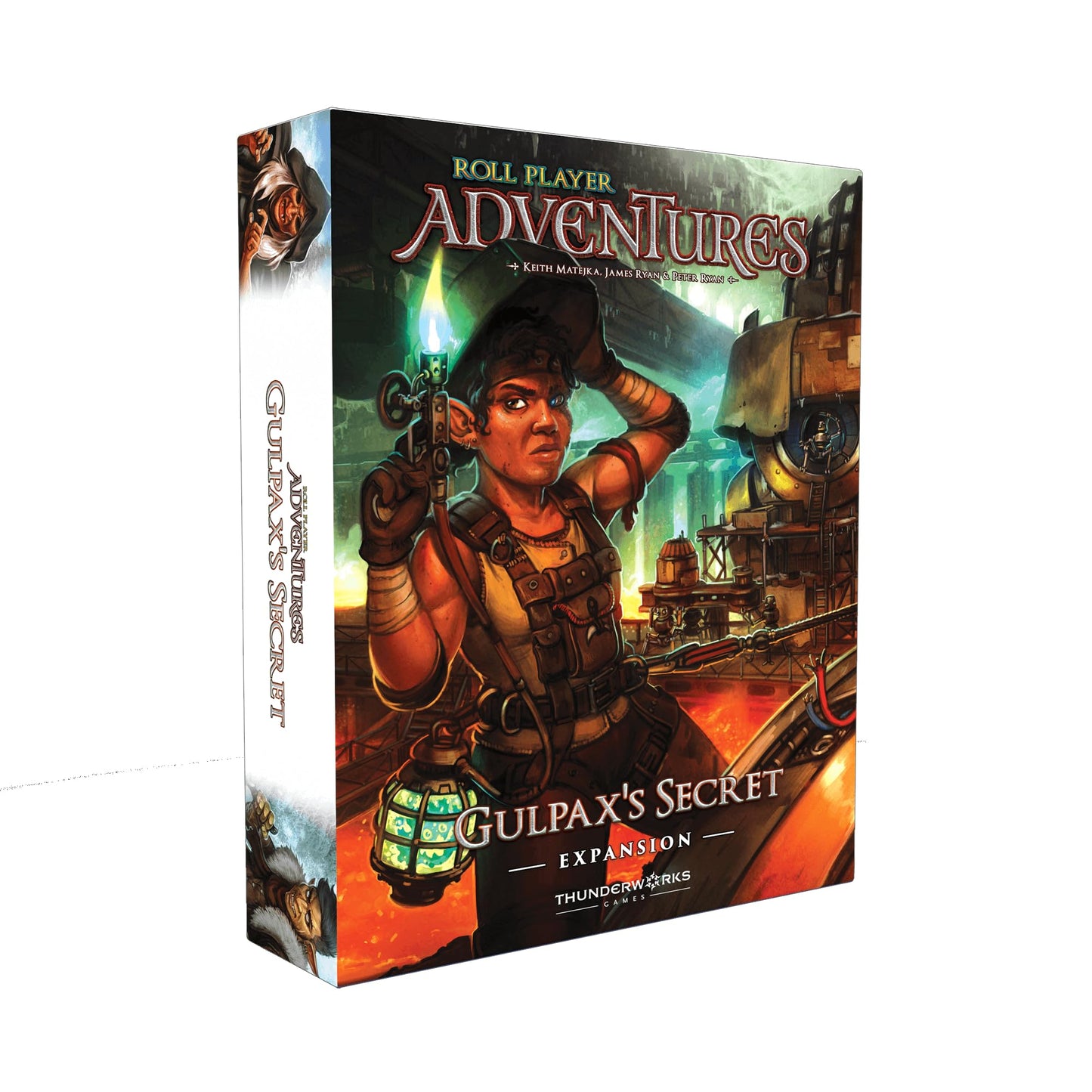 Thunderworks Games Roll Player Adventures: Gulpax's Secret Expansion — Cooperative Narrative Board Game (1–4 players)