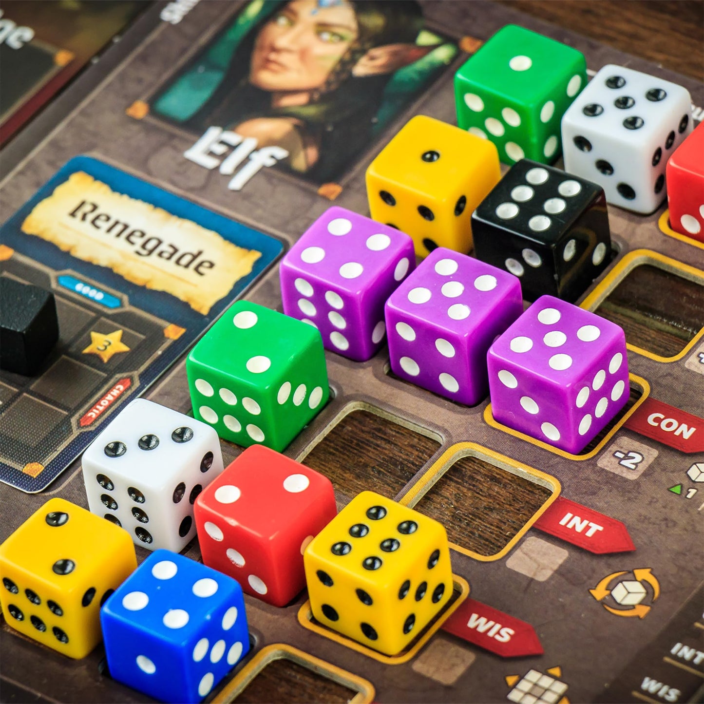 Roll Player Board Game by Thunderworks Games – Fantasy Character Creation & Dice Strategy (1-4 Players, 60–90 Minutes)