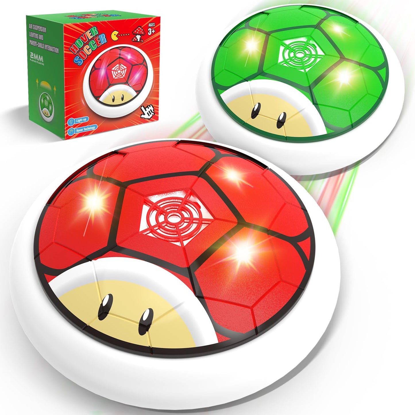 Thusine Hover Soccer Ball for Kids – LED Indoor Flying Soccer Toy