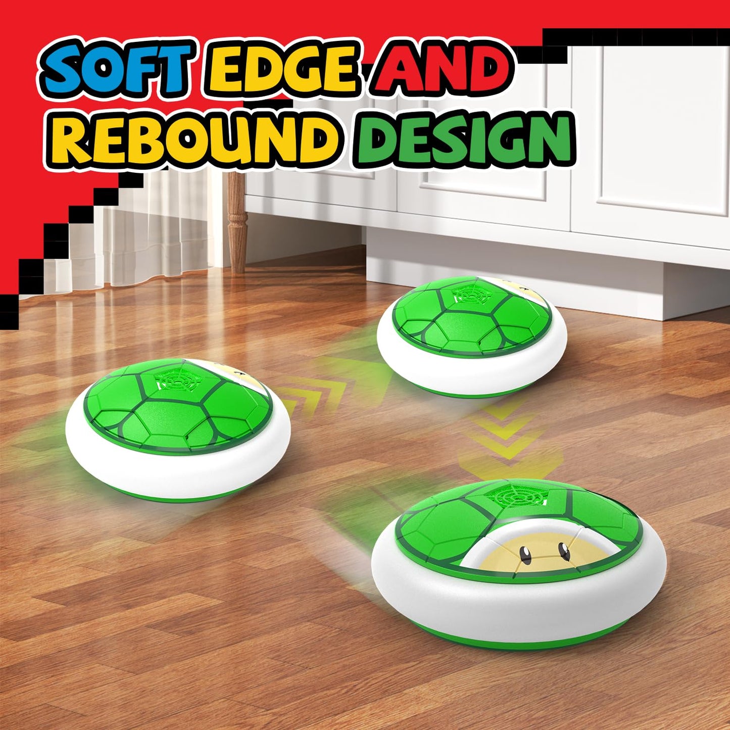Thusine Hover Soccer Ball for Kids – LED Indoor Flying Soccer Toy