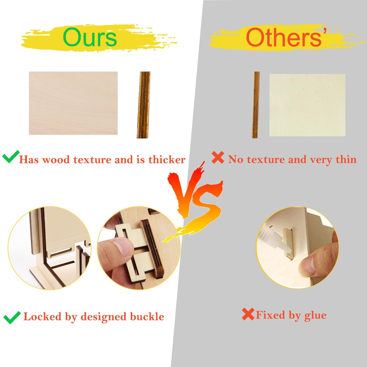 THWAS-LIGHT 3-Pack Bird House Craft Kit for Kids 8-12 | DIY Wooden Arts & Crafts