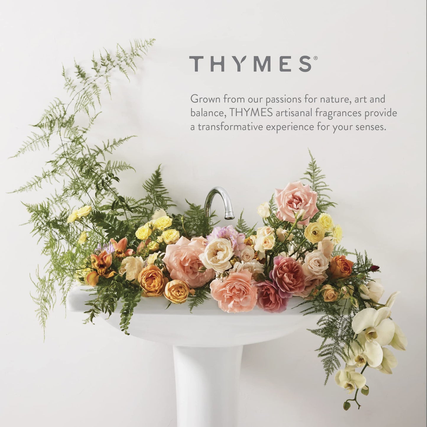 Thymes Aqua Coralline Cologne Pen - 0.34 Fl Oz | Ocean Breeze Scent, Travel-Ready