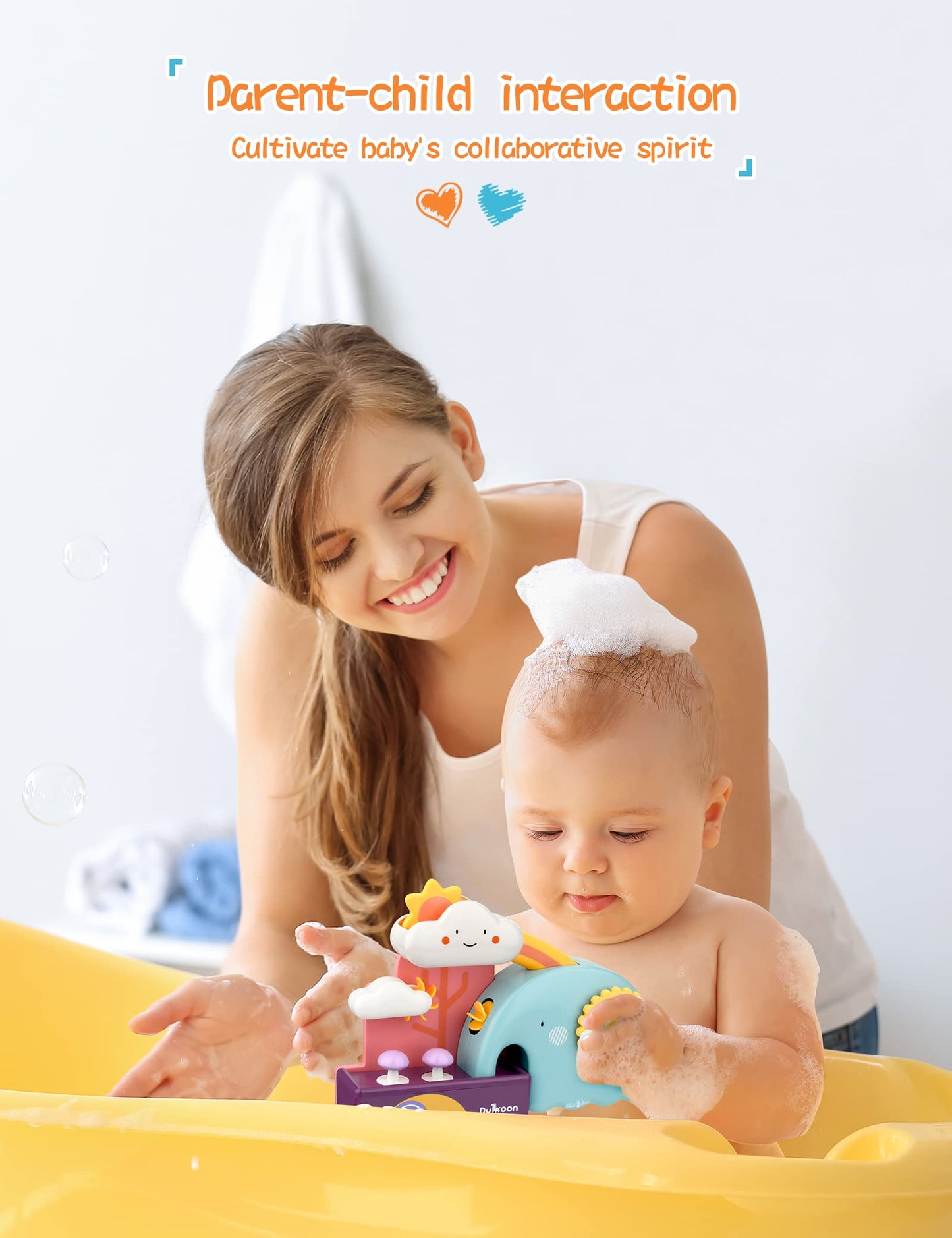 TI-TOO Baby Bath Toys – Educational Water Wheel Bath Toy for Toddlers (1–3+ yrs)