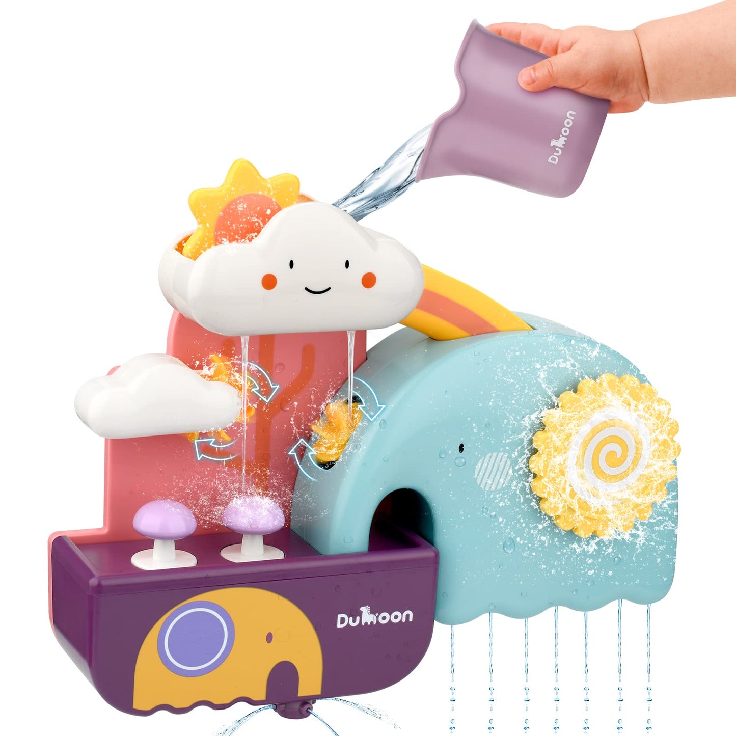 TI-TOO Baby Bath Toys – Educational Water Wheel Bath Toy for Toddlers (1–3+ yrs)