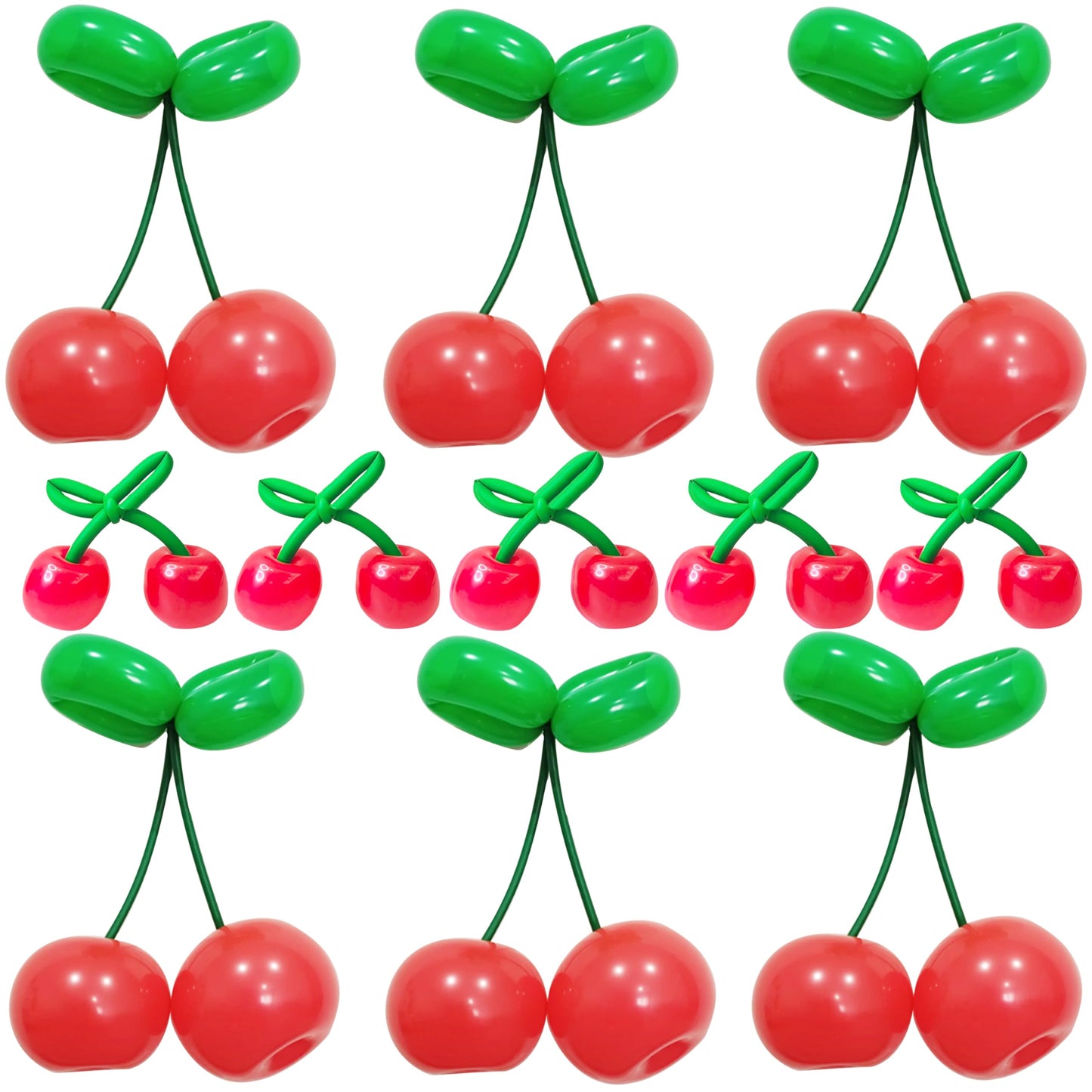 TiAaihion Cherry Balloons Kit – DIY Cherry Balloon Decor for Parties and Valentines