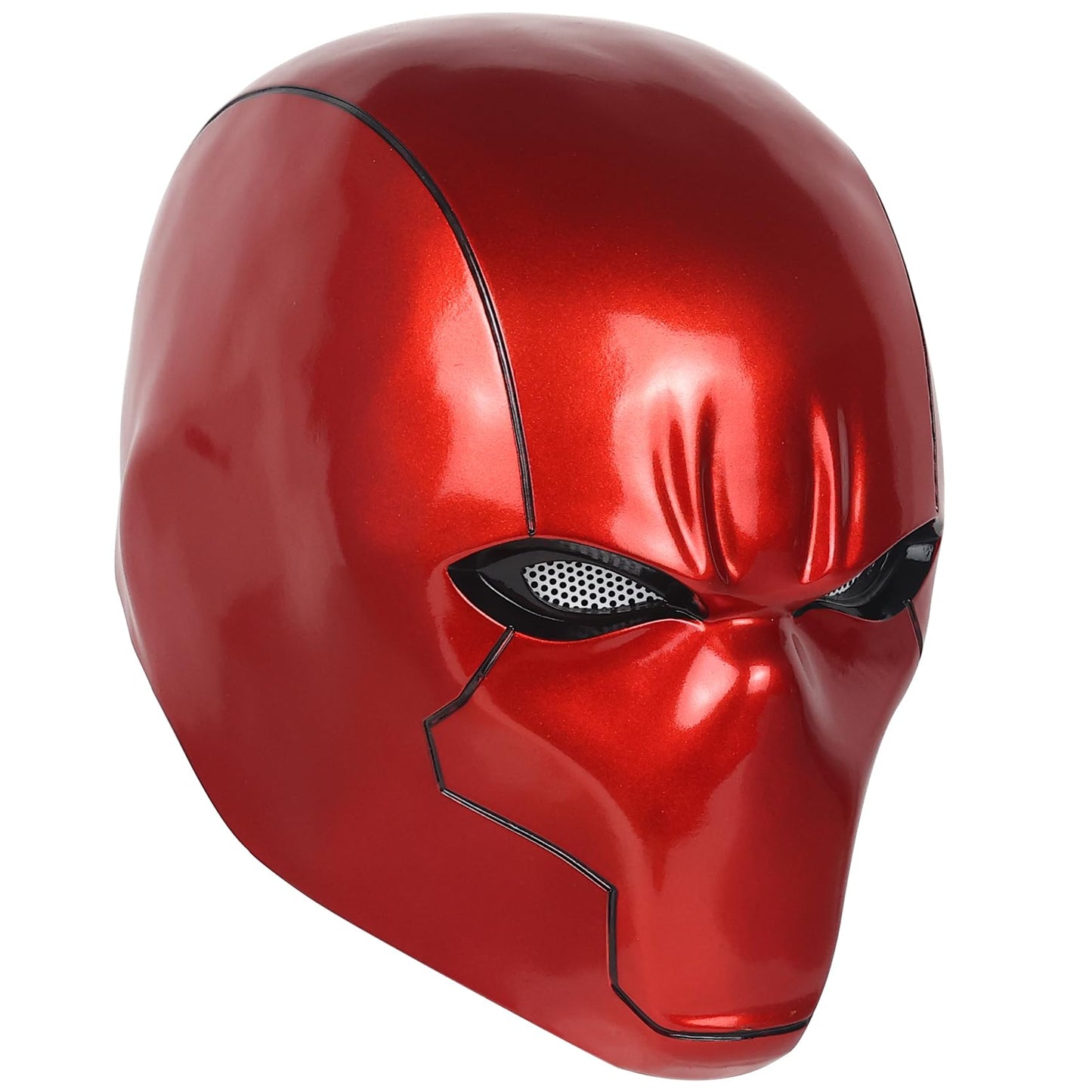 Tiangong Red Hood Helmet - Metallic Finish Deluxe Cosplay Prop (Collector's Edition)