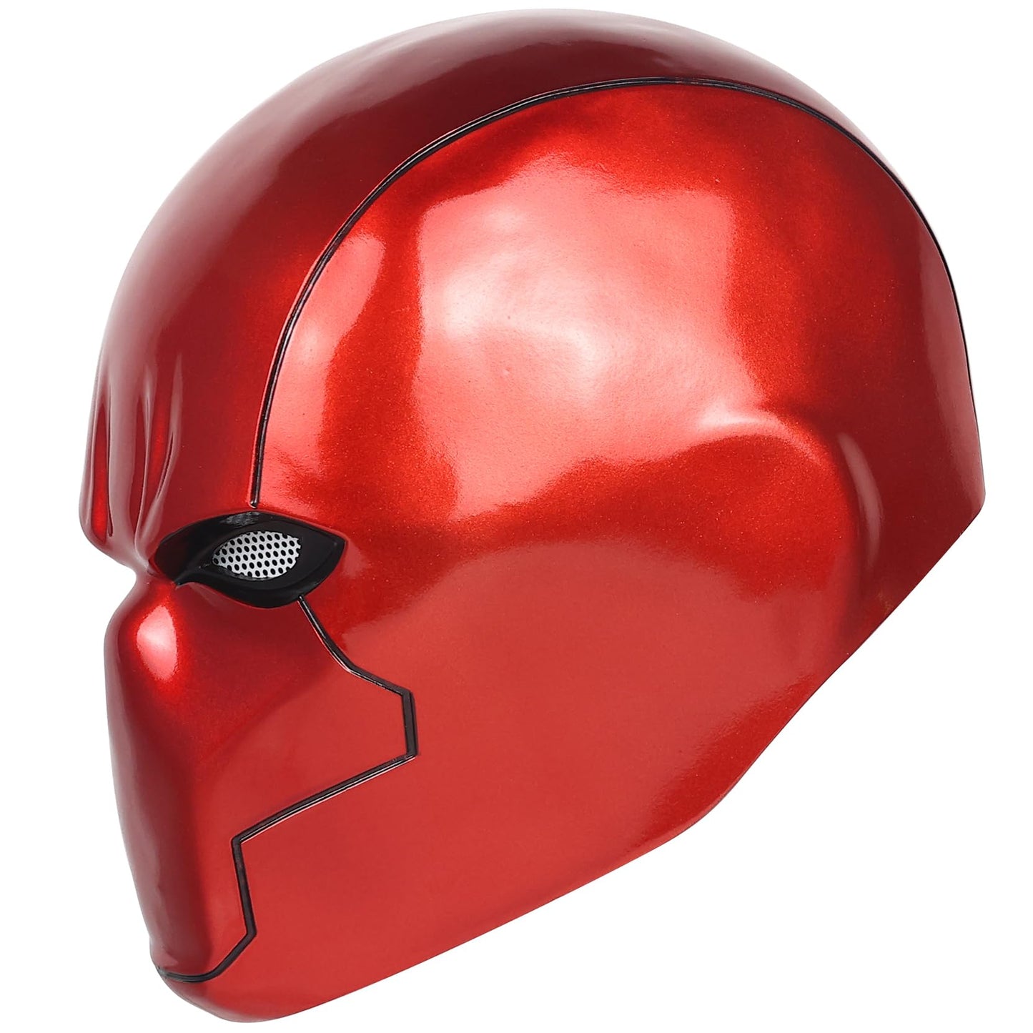 Tiangong Red Hood Helmet - Metallic Finish Deluxe Cosplay Prop (Collector's Edition)