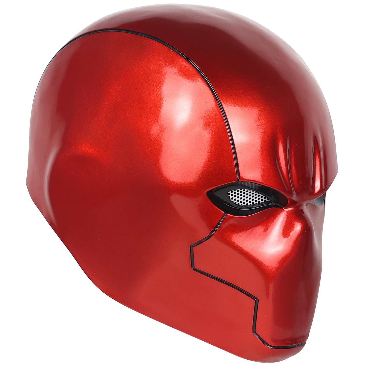 Tiangong Red Hood Helmet - Metallic Finish Deluxe Cosplay Prop (Collector's Edition)