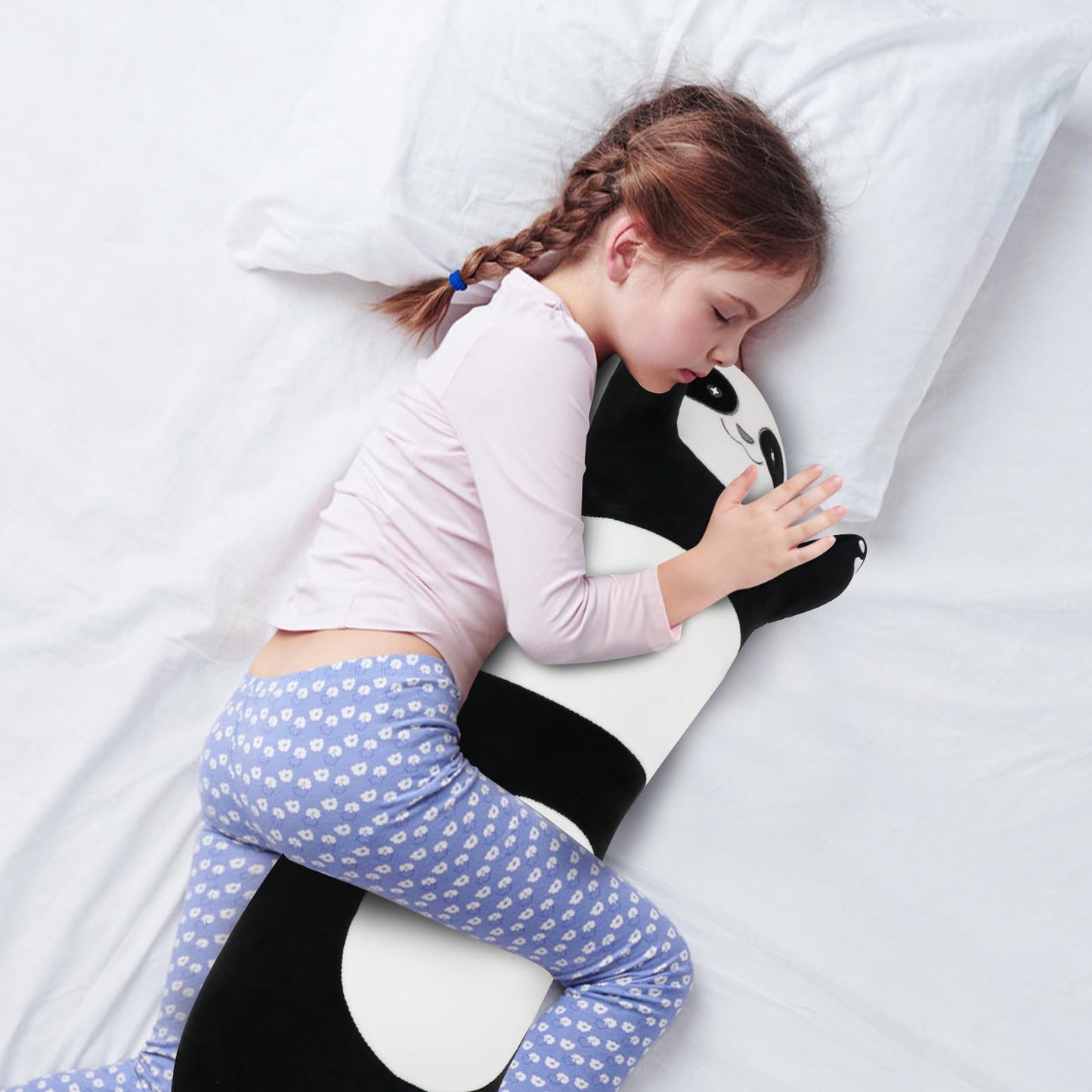 Tianmihou 36-Inch Giant Panda Plush — Soft Body Pillow & Long Panda Toy