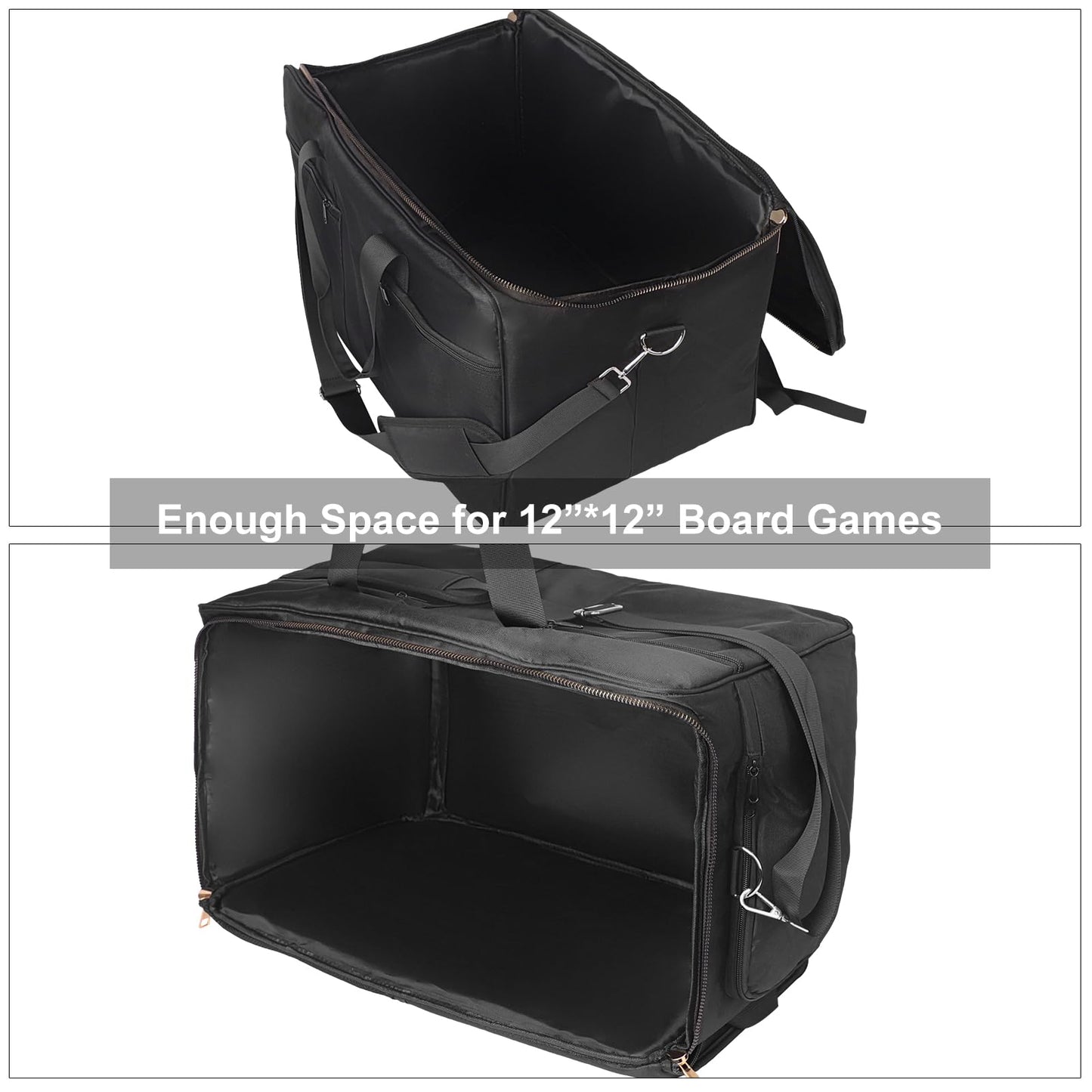 TIASUSAN Board Game Bag | Reinforced Padded Case for 6–7 Games