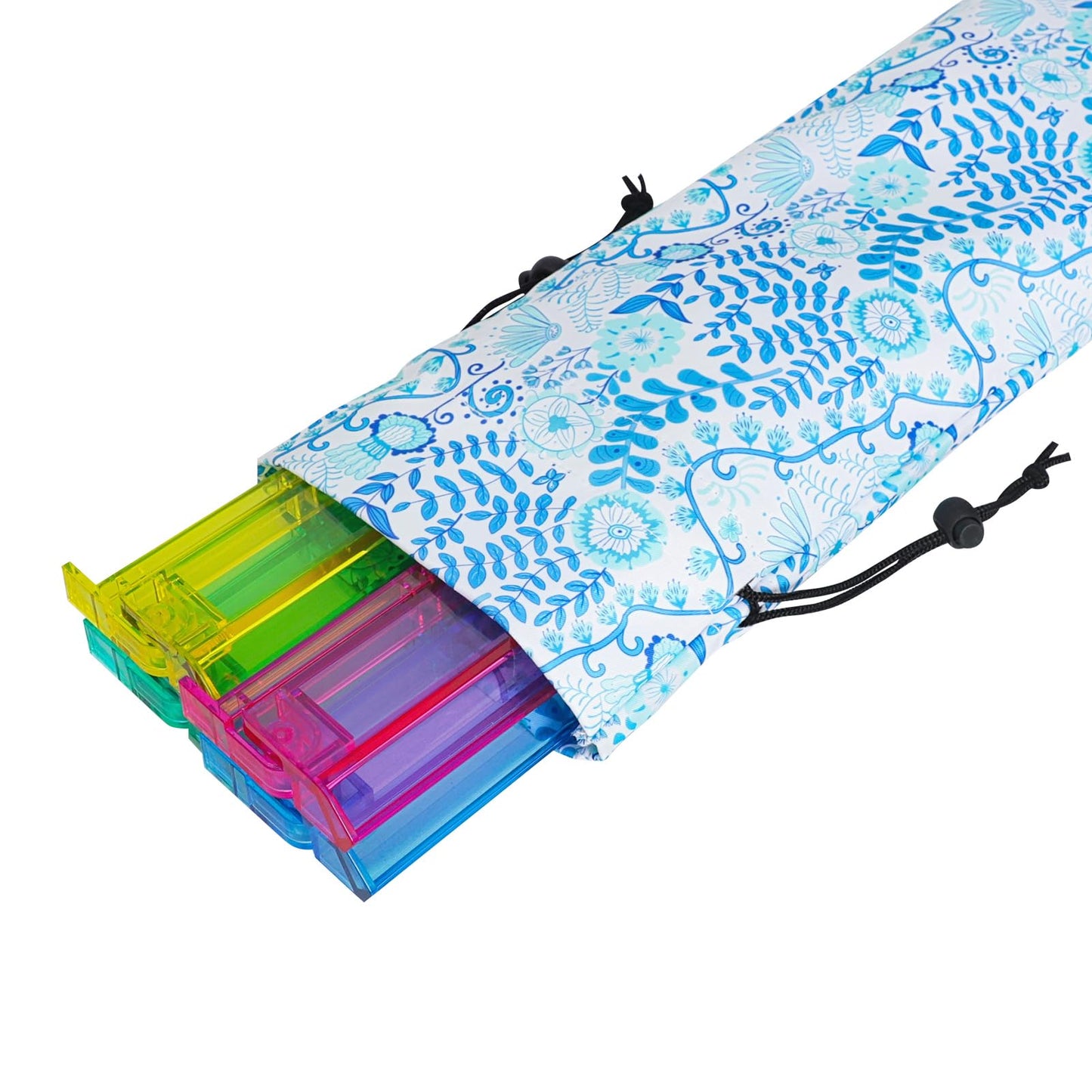 TIASUSAN Empty Mahjong Bag for American Mahjong Tiles Set – Portable Storage with Sleeves & Racks Bag