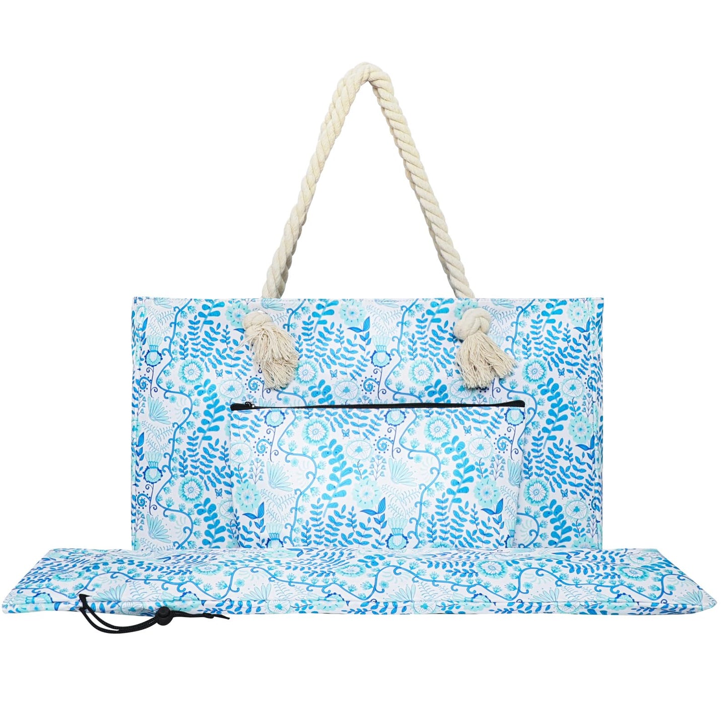 TIASUSAN Empty Mahjong Bag for American Mahjong Tiles Set – Portable Storage with Sleeves & Racks Bag