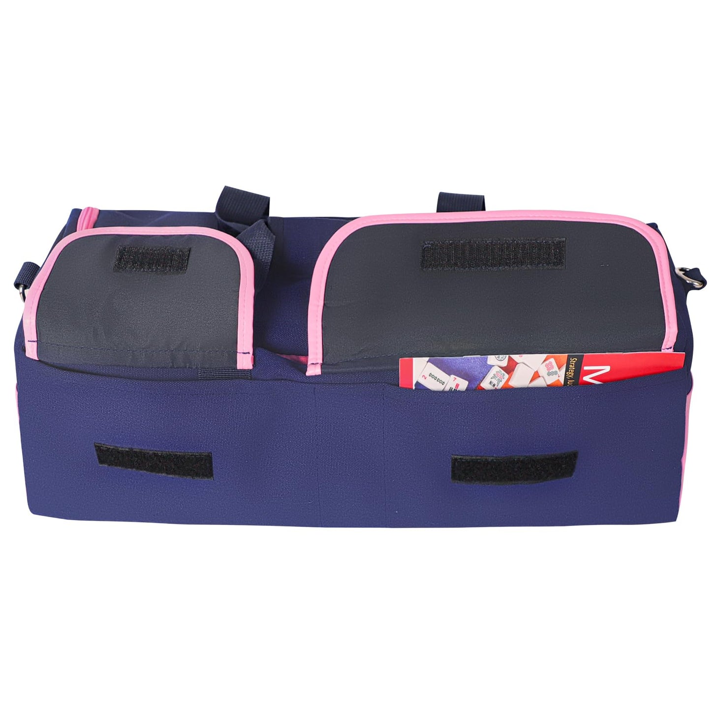 TIASUSAN Empty American Mahjong Set Bag – All-in-One Storage Case with Racks and Tiles