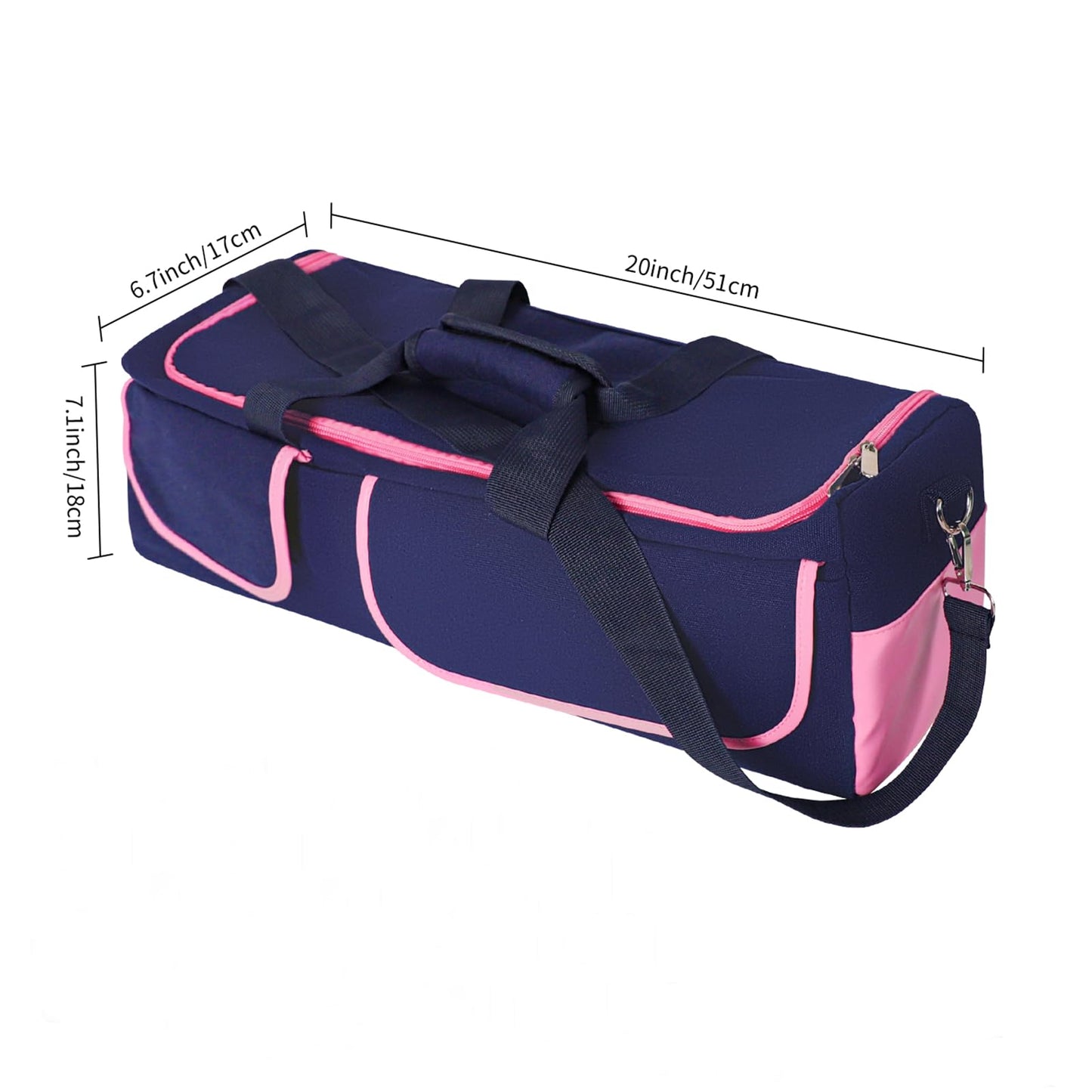 TIASUSAN Empty American Mahjong Set Bag – All-in-One Storage Case with Racks and Tiles
