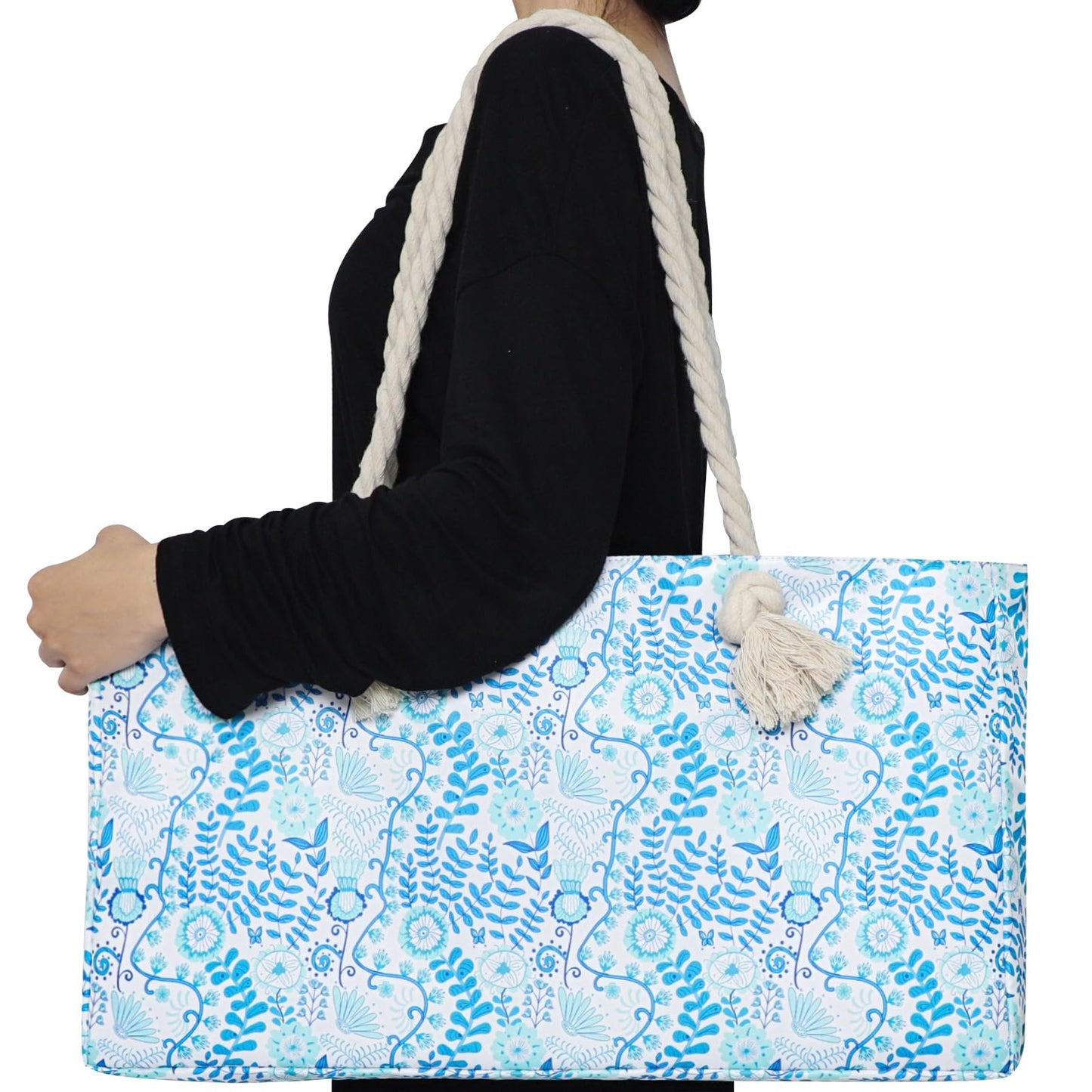 TIASUSAN Empty Mahjong Bag for American Mahjong Tiles Set – Portable Storage with Sleeves & Racks Bag
