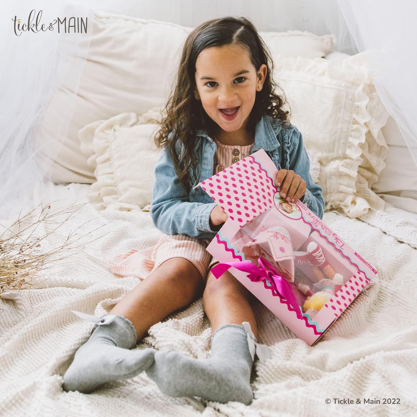 Tickle & Main Big Sister Gift Set – 3-Piece Kit with Storybook, Doll & Crown